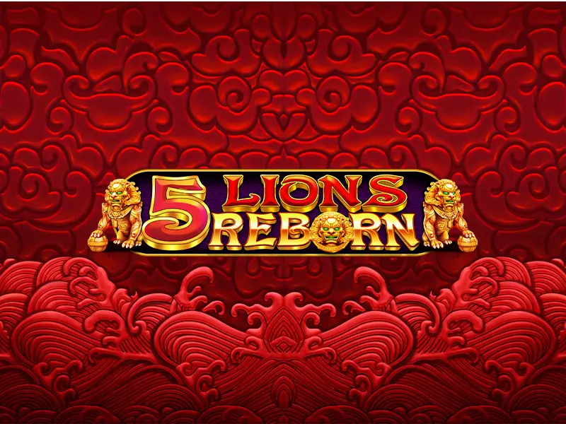 Ilustração de linhas de pagamento em classic slots - 5 Lions Reborn